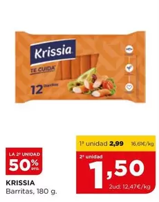 Oferta de Krissia - Barritas por 2,99€ en Alimerka