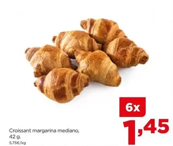 Oferta de Croissant Margarina Mediano por 1,45€ en Alimerka