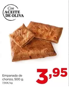 Oferta de Empanada De Chorizo por 3,95€ en Alimerka