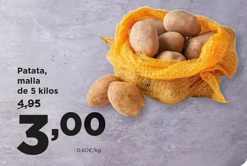 Oferta de Patata por 3€ en Alimerka