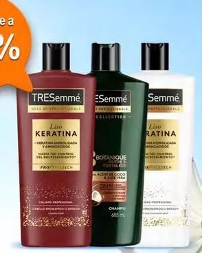 Oferta de TRESemmé - Linea Keratina en Plenus Supermercados