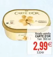 Oferta de Carte D'Or - Xeado Vainilla por 2,99€ en Plenus Supermercados