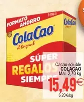 Oferta de Cola Cao - Cacao Soluble por 15,49€ en Plenus Supermercados