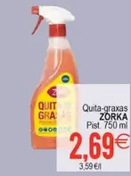 Oferta de Zorka - Quita-Graxas por 2,69€ en Plenus Supermercados