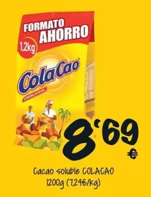Oferta de Cola Cao - Cacao Soluble por 8,69€ en Cash Fresh