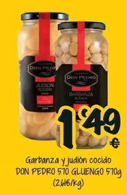 Oferta de Don Pedro - Garbanza Yjudion Cocido por 1,49€ en Cash Fresh