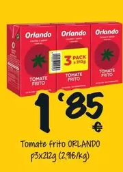Oferta de Orlando - Tomate Frito por 1,85€ en Cash Fresh