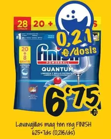 Oferta de Quantum - Lavavajillas Maq Ten Reg por 6,75€ en Cash Fresh