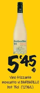 Oferta de Barbadillo - Vino Frizzante Moscatto Vi por 5,45€ en Cash Fresh