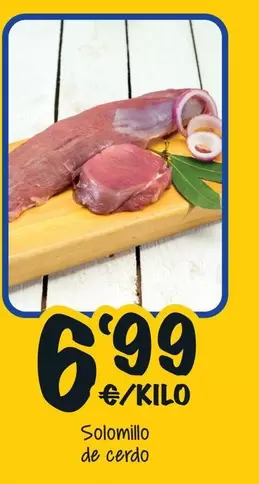 Oferta de Solomillo De Cerdo por 6,99€ en Cash Fresh