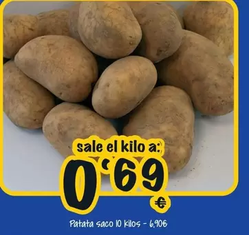 Oferta de Patata Saco por 0,69€ en Cash Fresh