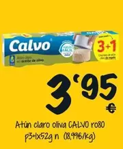 Oferta de Calvo - Atun Claro Oliva por 3,95€ en Cash Fresh