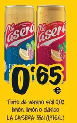 Oferta de La Casera - Tinto De Verano por 0,65€ en Cash Fresh