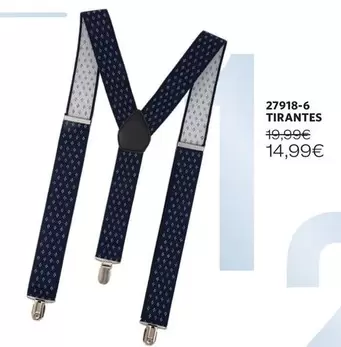 Oferta de Tirantes por 14,99€ en Cristian Lay