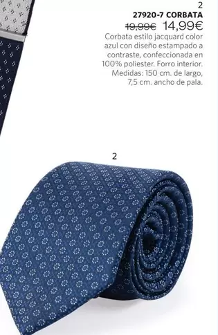 Oferta de Corbata  por 14,99€ en Cristian Lay