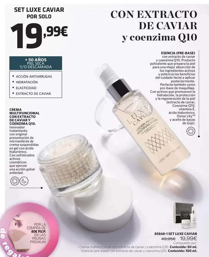 Oferta de Luxe - 85868-1 Set  Caviar por 19,99€ en Cristian Lay