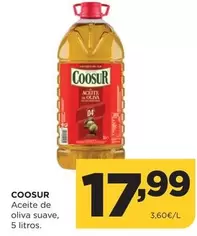 Oferta de Coosur - Aceite De Oliva Suave por 17,99€ en Alimerka