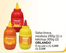 Oferta de Orlando - Salsa Brava, Mostaza O Kétchup por 1€ en Supeco