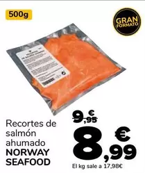 Oferta de Norway Seafood - Recorte De Salmon Ahumado por 8,99€ en Supeco