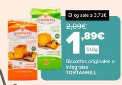Oferta de Diatosta - Biscottes Originales O Integrales por 1,89€ en Supeco