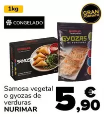 Oferta de Nurimar - Samosa Vegetal O Gyozas De Verduras por 5,9€ en Supeco