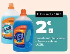 Oferta de Luzil - Suavitzant Blau Clàssic O Frescor Sublim por 2€ en Supeco