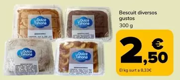 Oferta de Bescuit Diversos Gustos por 2,5€ en Supeco