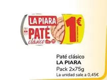 Oferta de La Piara - Paté Clásico por 0,9€ en Supeco