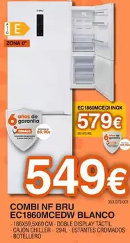 Oferta de Combi Nf Bru  Ec1860mcedw Blanco por 549€ en Expert
