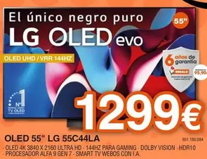 Oferta de LG - Oled 55 55C44LA  por 1299€ en Expert