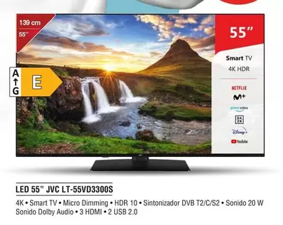 Oferta de JVC - Led 55" Lt-55vd3300s por 199€ en Milar