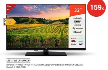 Oferta de Google - 32" JVC Lt 32VAH3305 por 159€ en Milar