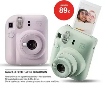 Oferta de Fujifilm - Camara De Fotos por 89€ en Milar