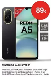 Oferta de Xiaomi - Redmi A5 por 89€ en Milar