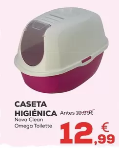 Oferta de Nova Clean - Caseta Higienica por 12,99€ en Kiwoko