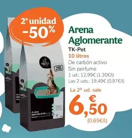 Oferta de Tk-Pet - Sorra Aglomerant por 12,99€ en Tiendanimal