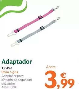 Oferta de Tk-Pet - Adaptador por 3,99€ en Tiendanimal