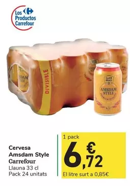 Oferta de Carrefour - Cervesa Stvles por 6,72€ en Carrefour Express