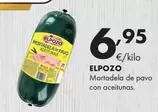 Oferta de Elpozo - Mortadela De Pavo Con Aceitunas por 6,95€ en Supermercados Lupa