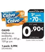 Oferta de Calvo - Mejillones En Escabeche por 2,99€ en Supermercados Lupa