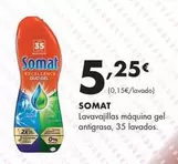 Oferta de Somat - Lavavajillas Máquina Gel Antigrasa por 5,25€ en Supermercados Lupa