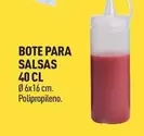 Oferta de Bote Para Salsas 40 Cl en Centrakor
