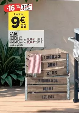 Oferta de Caja por 9,99€ en Centrakor