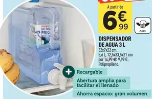 Oferta de Dispensador De Agua por 6,99€ en Centrakor