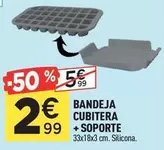 Oferta de Bandeja Cubitera + Soporte por 2,99€ en Centrakor