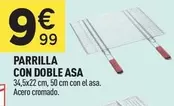 Oferta de Parrilla Con Doble Asa por 9,99€ en Centrakor
