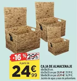 Oferta de Caja De Almacenaje por 24,99€ en Centrakor