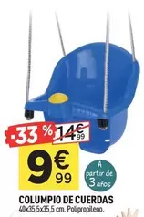 Oferta de Columpio De Cuerdas por 9,99€ en Centrakor