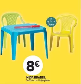 Oferta de Mesa Infantil por 8€ en Centrakor