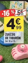 Oferta de Zuecos De Tiburon por 4,99€ en Centrakor